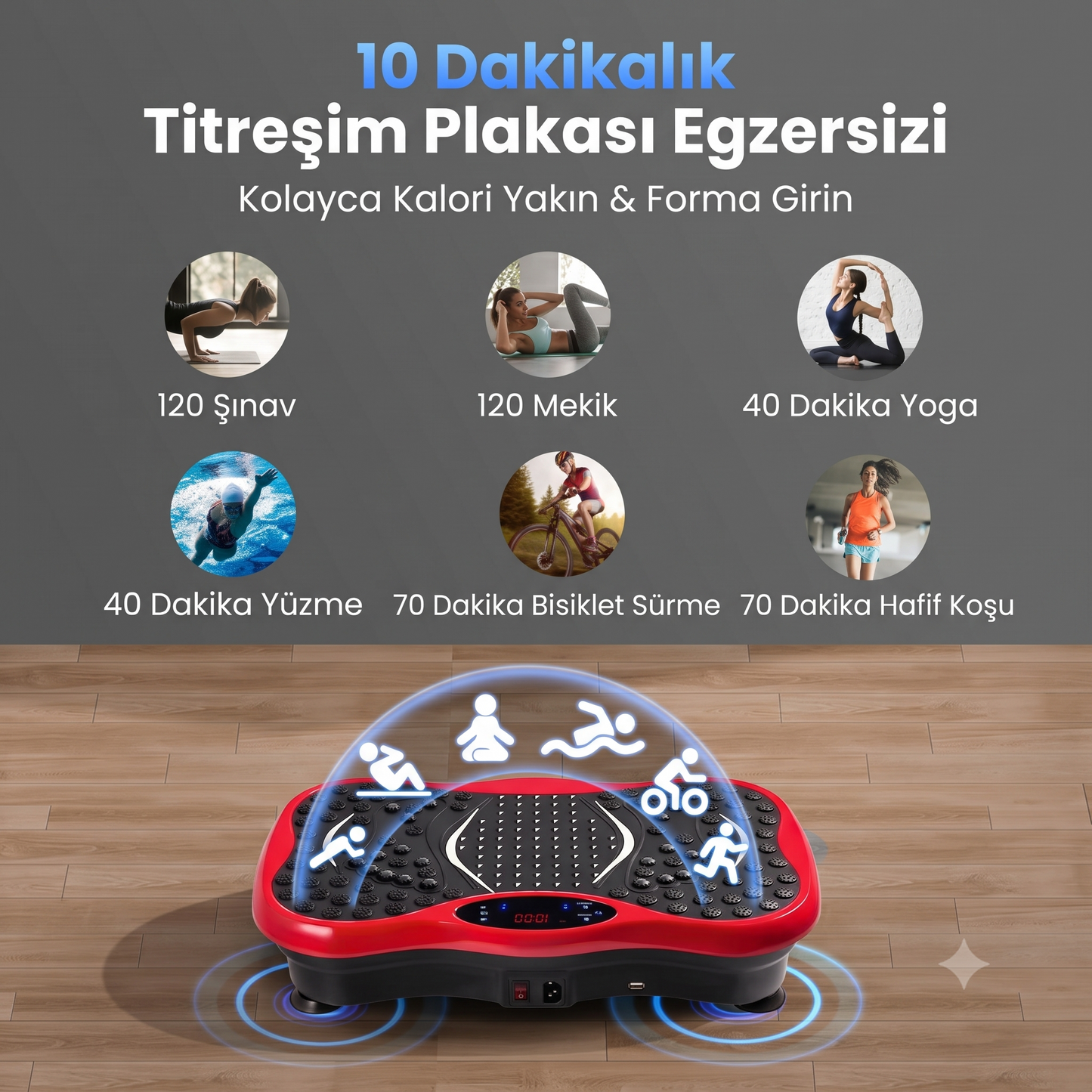 Titretişimli Fitness ve Egzersiz Aleti