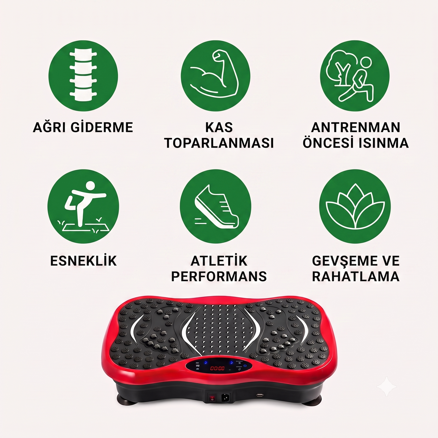 Titretişimli Fitness ve Egzersiz Aleti